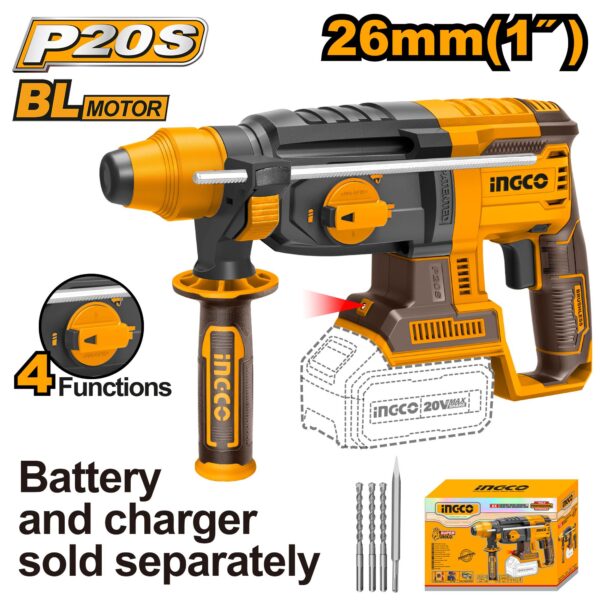 دريل هلتي انكو 20فلت بطاريتين - CRHLI202287