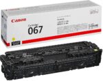 TONER CANON 067 YELLOW 1250 PAGES