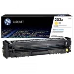 تونر أصفر HP 203A – CF542A (متوافق مع طابعات 254 / 281)
