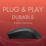 ⁦ماوس لينوفو 150 لاسلكي أسود⁩ - الصورة ⁦2⁩