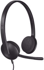 ⁦سماعة رأس Logitech H340 USB مع ميكروفون مانع للضوضاء 981-000475⁩ - الصورة ⁦4⁩