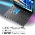 ⁦لابتوب Acer Aspire 15 Intel Core 5 120U رام 16 جيجابايت SSD 512 جيجابايت FreeDOS⁩ - الصورة ⁦3⁩