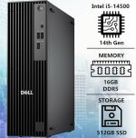 ⁦كمبيوتر Dell Pro QCS1250 Slim Desktop بمعالج Intel Core Ultra 7 265 ورام 16 جيجابايت وSSD سعة 512 جيجابايت DOS⁩ - الصورة ⁦2⁩